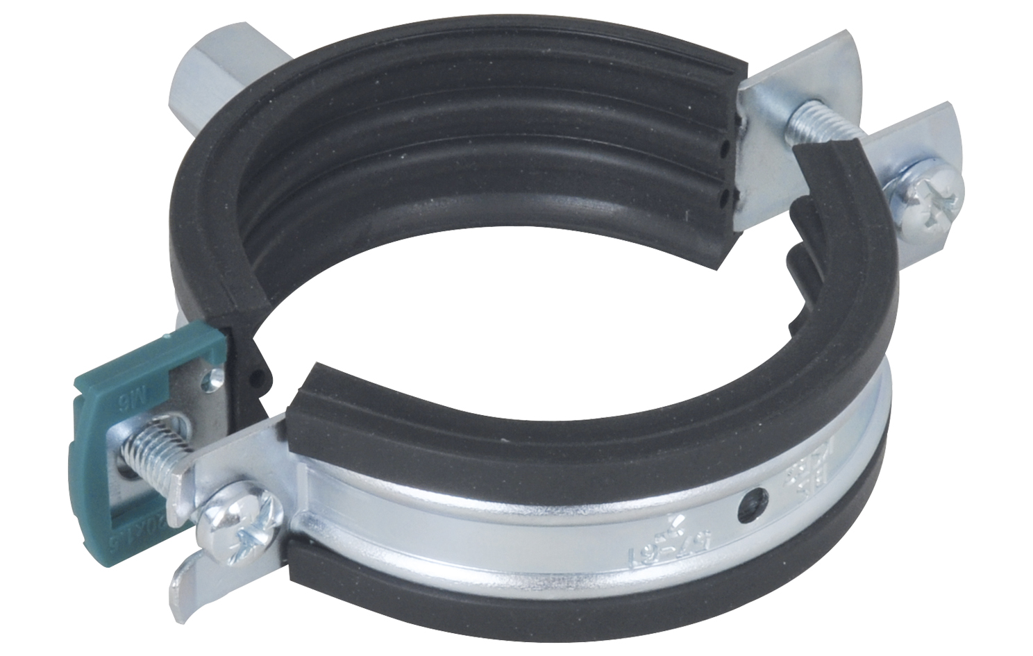 3476611: Rørklammer m/gummi 10-14mm