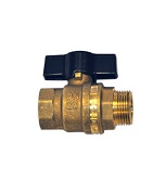 5125124: Kuleventil inn/ut med T-grep 3/8