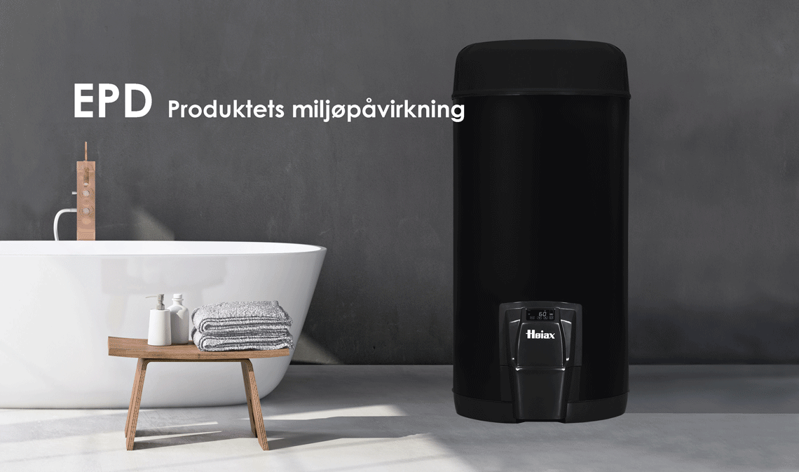 HØIAX FØRST UTE MED EPD PÅ VARMTVANNSBEREDERE