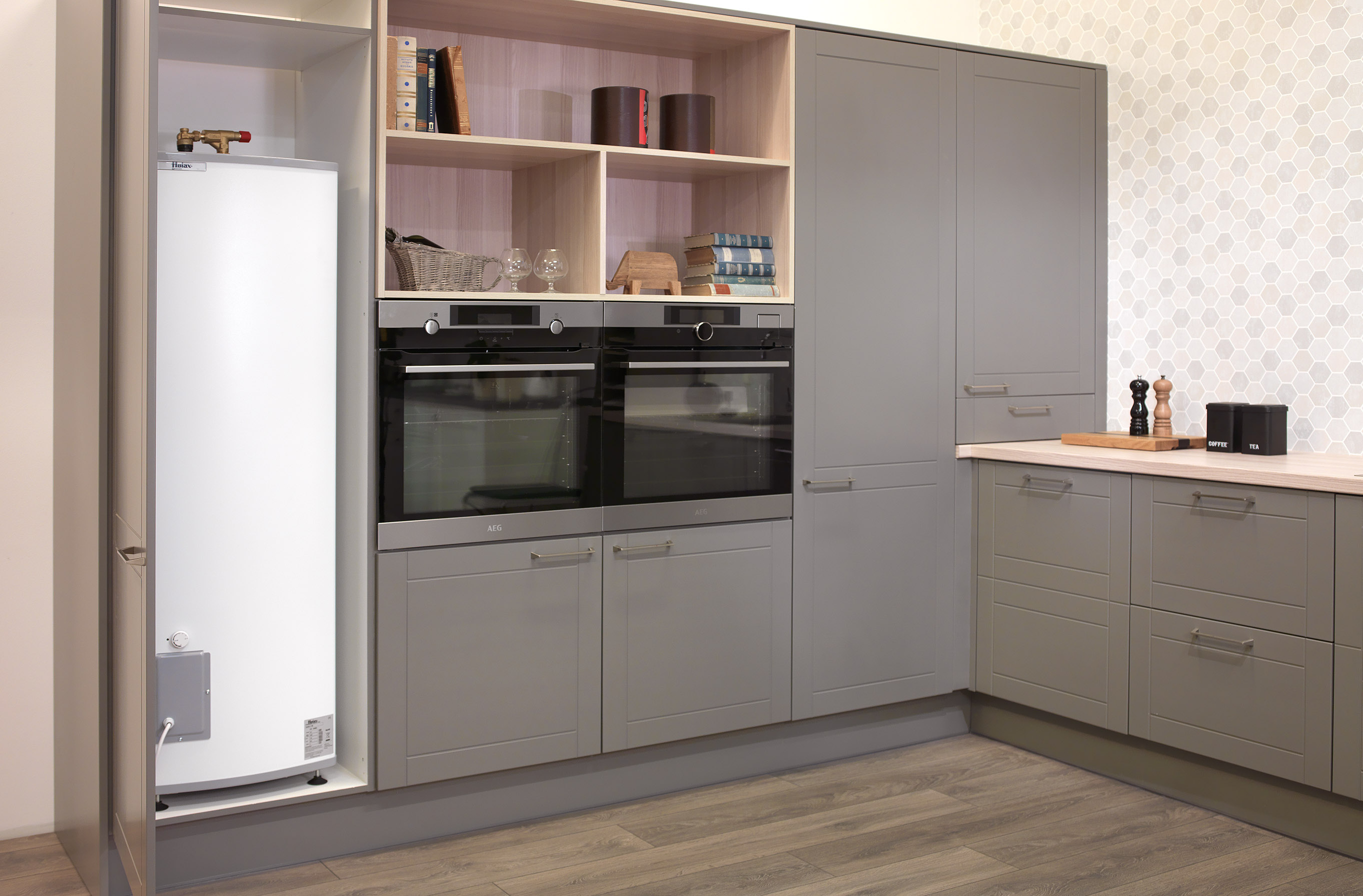 Slik skjuler du varmtvannsberederen