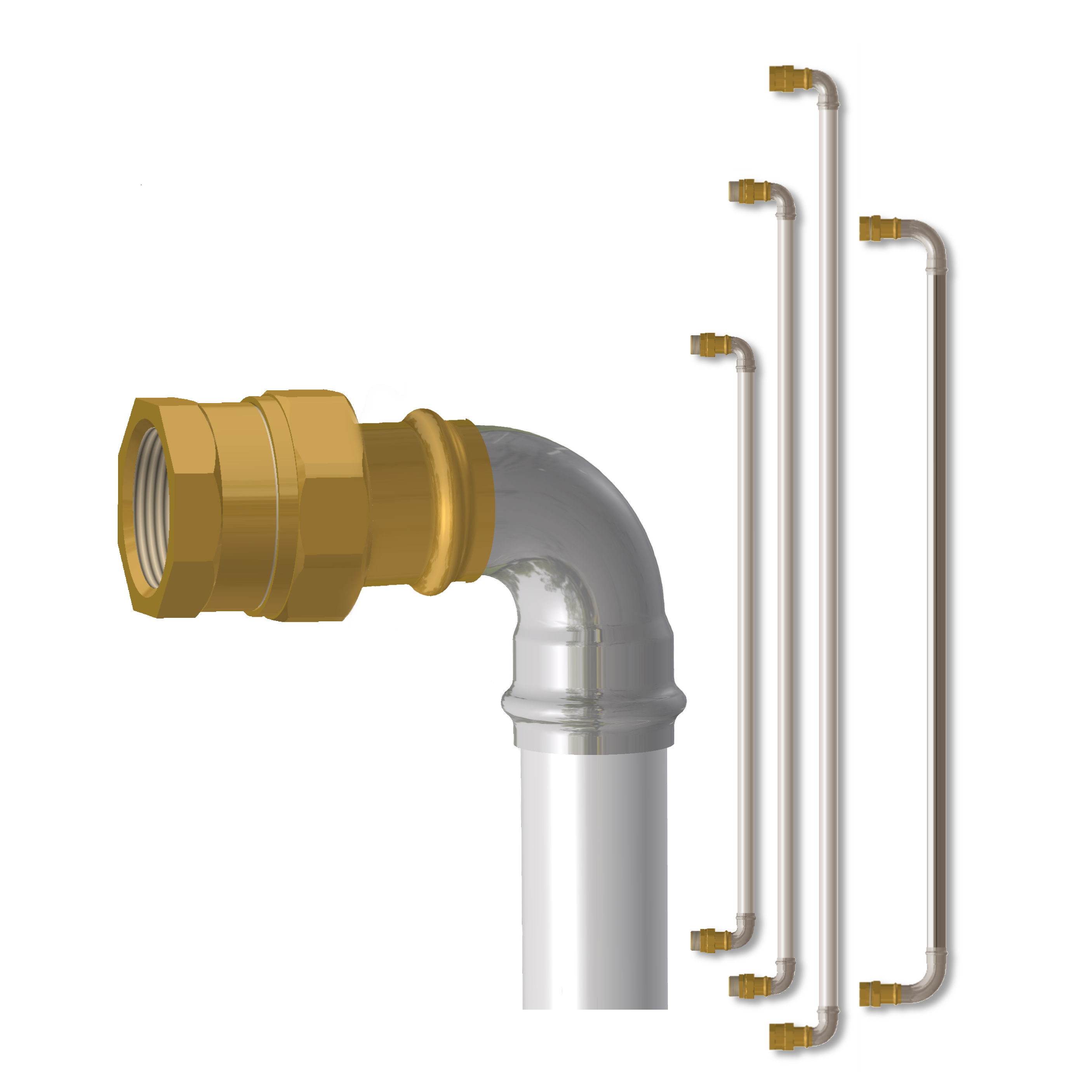 5000244: Seriekoblingsrør 1 1/2" SRS 1000
