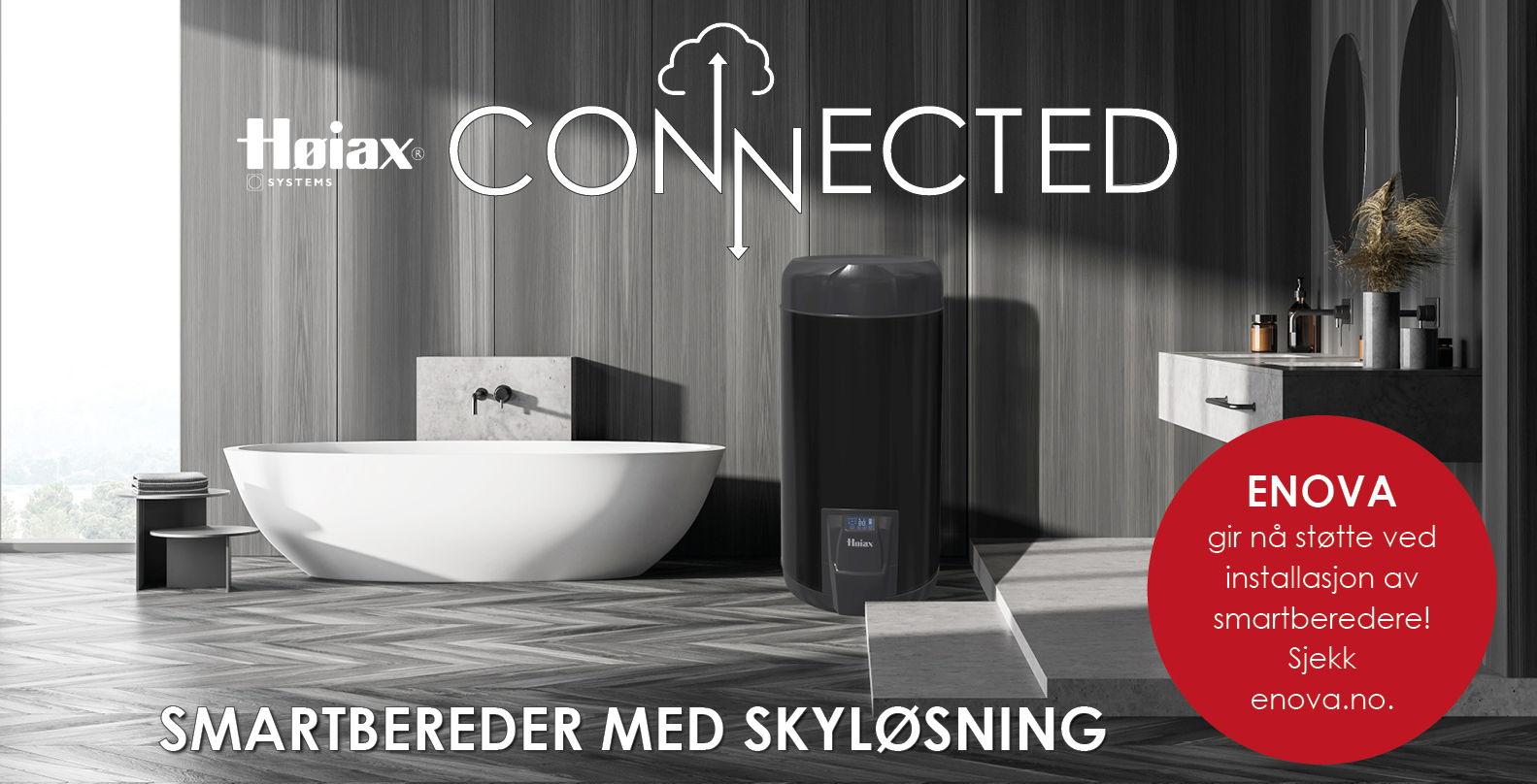 Høiax CONNECTED - smart varmtvannsbereder med skyløsning