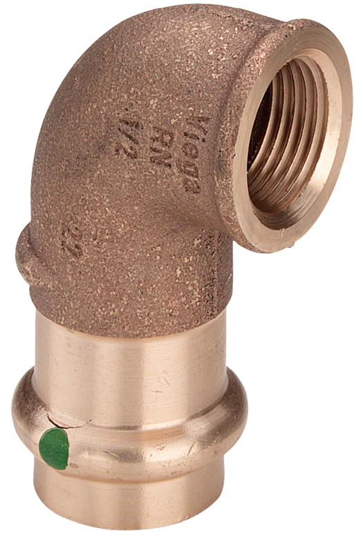 5046656: Sanpress albue 90° innv gjenger 15x1/2