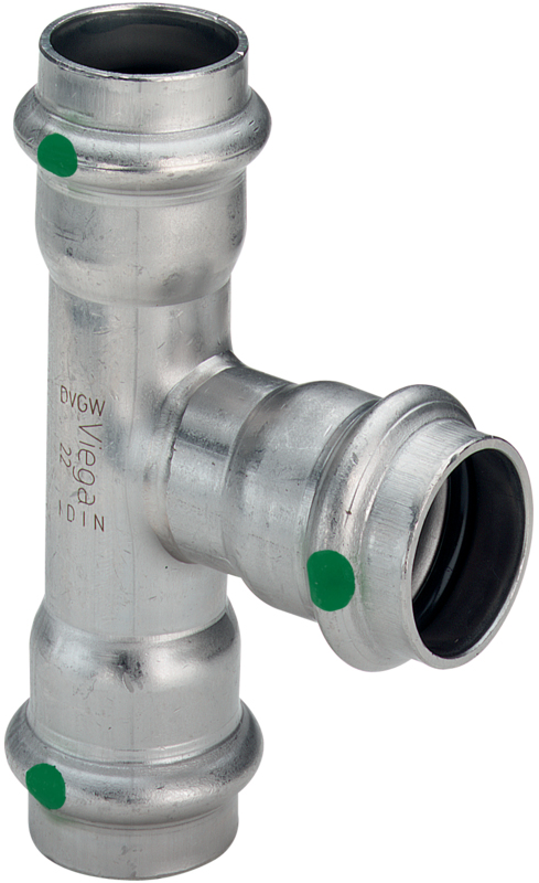 5043953: Sanpress inox T-rør 15